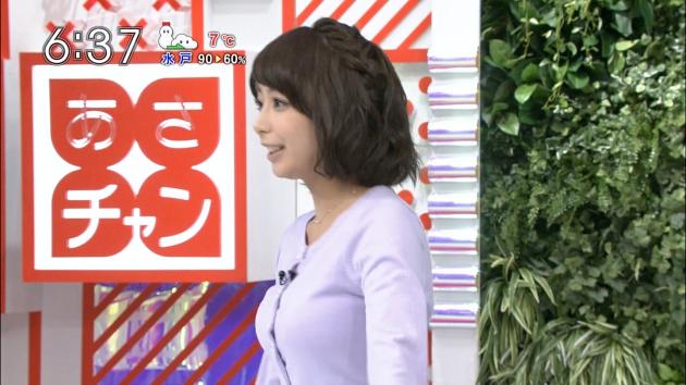 TBSの新人・宇垣美里アナ(23)がロケットおっぱい